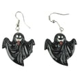 thumbnail image 1 of Pendientes De Calabaza Con Decoración De Halloween, Elementos Creativos De Halloween, Murciélago, Araña, Calabaza, Fantasma, Pendientes Para Mujer Y Niña Kearding AP006267-03, 1 of 6