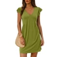 thumbnail image 1 of Vestido de verano Dokotoo Summer 2025 para mujer, casual, primavera, verde, 1 of 6