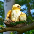 thumbnail image 3 of Owl Figurine Decorative Delicate Vivid Clear Texture Miniature Sculpture Yard Decoration, 3 of 7