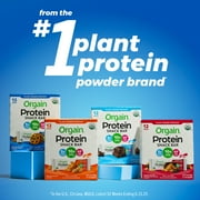Orgain Organic Plant Based Protein Snack Bars, Peanut Butter Chocolate Chunk, 16.9oz, 12ct