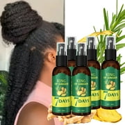 5pcs Ginger Essential Oil for Hair Care, All Hair Types, Scalp Care, Valentine's Day Gift