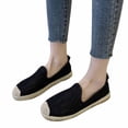 thumbnail image 3 of Sngxgn Women's Flat Shoes Comfortable Casual Ballet Single Shoes(Black,38), 3 of 6