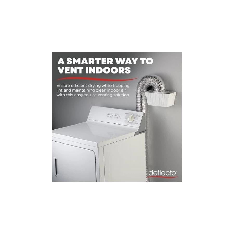 Dryer Lint Trap Kit for Electric Dryers, Indoor Venting with 4-Inch Diameter ...