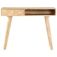 thumbnail image 2 of vidaXL Dressing Table 100x50x76 cm Solid Mango Wood, 2 of 5