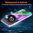 thumbnail image 3 of NEOYFC fo 3 Pack for iPhone 14 foriPhone 13 Proforfo'r 13 Screen Protector Tempered Glass, [Military Grade Shatterproof] HD Clear Film Case Friendly Screen Protector for iPhone 14 iPhone 13 Pro, 3 of 5