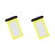 thumbnail image 4 of Toystoory Estuche impermeable para teléfono Deporte acuático Bolsa seca para teléfono móvil Amarillo 2Conjunto, 4 of 6