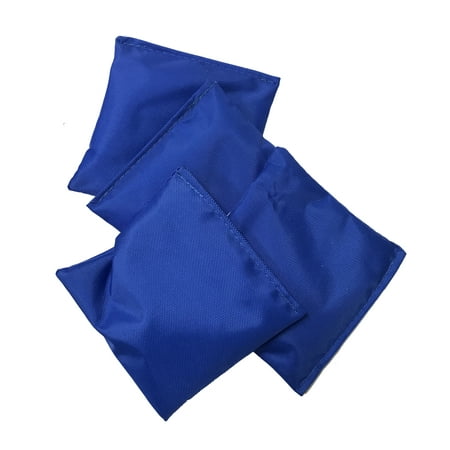 Set Of 4 Blue Bean Bags 4x4 Set Of 4 Blue Bean Bags 4x4