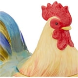 Painted Standing Rooster On Fruit Cookie Jar – 12 Inch Tall Kitchen Decorative Treat Jar