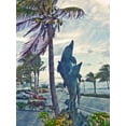 thumbnail image 2 of Simons 15x18 Black Ornate Wood Framed with Double Matting Museum Art Print Titled - Lauderdale Ladies, 2 of 4