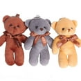 thumbnail image 4 of 12Pcs/Lot Soft Stuffed Bear Plush Toys Mini Dolls Toy Small Gifts Bag Pendant Teddy Doll, 4 of 15