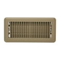 thumbnail image 3 of KFFKFF 4x10 Inch Floor Registers, Set of 6 Vent Grilles, HVAC Robust Walkable Iron Floor Vents, Conveniently Modifiable Corrosion-Resistant Air Vents Deflector with Metal Damper, 3 of 9
