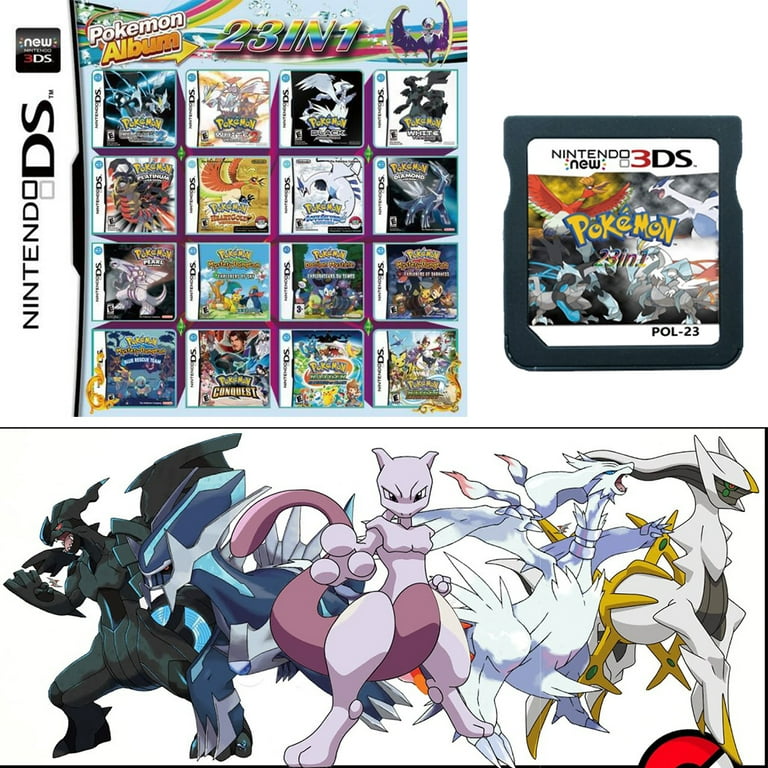 23 in1 Nintendo Ds Pokemon Games NDS NDSL NDSi 3DS 2DS Multi