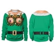thumbnail image 4 of Sweater Camiseta Para Mujer Impresión Digital 3D Cuello Redondo Sudaderas Para Regalo De Navidad Fiesta De Vacaciones Methold HA046226-03, 4 of 6