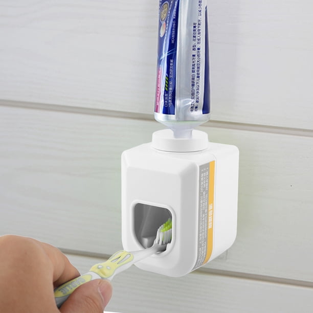 Exprimidor de pasta de dientes Jadeshay Dispensador automático montado en la pared azul verde rosa blanco
