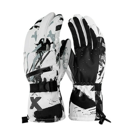 

Liliz Adults Gloves Pair Waterproof Thickened Floral Print Protector