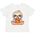 thumbnail image 3 of Inktastic Sloth Pizza Boys or Girls Toddler T-Shirt, 3 of 5