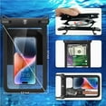 thumbnail image 4 of Tiflook [Up to 10"] Large Capacity Waterproof Phone Case IPX8 [1-Pack] Black Pouch Lanyard Vacation Dry Bag for iPhone 14/13/12/11 Pro Max/Pro/Xr/Xs/8 Plus, Galaxy S23/S22/S21/S20/Note 20/10/A14/A13, 4 of 6