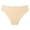 BBJ59-Complexion, variant on Seamless Underwear For Women No Show Low Rise Ice Silk Bikini Breathable Wavy Sides Comfort Panties Light pink S