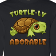 thumbnail image 4 of Inktastic Turtle-ly Adorable Cute Turtle Long Sleeve T-Shirt, 4 of 5