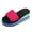A-Pink77, variant on Women's Sandals Single Band Wedge Slide Sandals Rainbow Layer EVA Platform Open Toe Non Cozy Beach Casual Slides