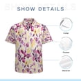 thumbnail image 7 of High Quality Hawaiian Shirts for Men Short Sleeve Aloha Beach Shirt Floral Summer Casual Button Down Shirts Blouses SKXP9U, 7 of 7