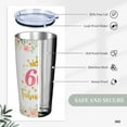 thumbnail image 6 of 60th Birthday Gifts for Women, 60th Birthday Gift Ideas, 1963 Birthday Gifts for Women, Birthday Gifts for 60 Year Old Woman, 60th Birthday Presents for Women Tumbler With Lid and Straw 20oz 1pc, 6 of 6