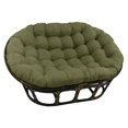 thumbnail image 2 of Blazing Needles 65-inch by 48-inch Solid Micro Suede Double Papasan Cushion (Cushion Only - Chair Frame NOT Included), 2 of 3