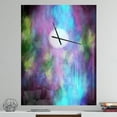 thumbnail image 1 of DesignArt Perfect Blue Purple Starry Sky Large Wall Clock, 1 of 1