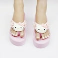 thumbnail image 2 of Fashion Platform Shoes Women Wedge Flip Flop High Heels Slippers Ladies Sanrio Hello Kitty Slippers Y2k Kawaii Cartoon Sandals, 2 of 13