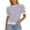 Multicolor#3, variant on Gingprous Womens Puff Short Sleeve Striped Knit Top Casual Crewneck Blouse for Spring Summer