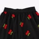 thumbnail image 2 of Gibobby faldas de lentejuelas para mujer Falda de talla grande con borde, 120, 200 libras, malla bordada con cereza, dobladillo grande, cintura alta, falda acampanada(Negro, XXXXL), 2 of 4