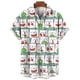 thumbnail image 2 of Camisas de solapa Harajuku con dibujos animados de moda Y2k para mujer, camisas con estampado 3D de manga corta con botones, ropa de calle de moda para mujer, camisa superior, 2 of 5
