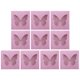 thumbnail image 1 of 10 cajas de embalaje para pestañas postizas con diseño de mariposas y bandeja, 1 of 8