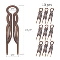 thumbnail image 3 of Good Hair Days French Hair Pin, Black, 10 Count, 3 of 3