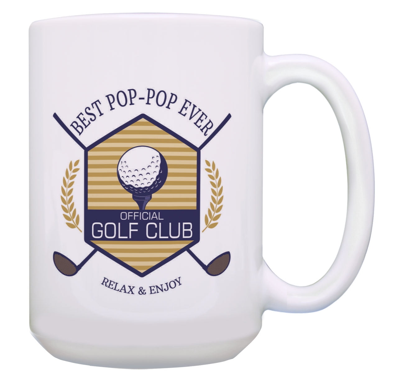 ThisWear Gag Golf Gifts Best PopPop Ever Golf Club Relax & Enjoy Funny