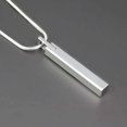 thumbnail image 3 of Collar largo con colgante de barra de acero inoxidable para hombre, 3 of 5
