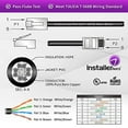 thumbnail image 5 of InstallerParts (10 Pack) Ethernet Cable CAT6 Cable UTP Non-Booted 1.5 FT - Yellow - Professional Series - 10Gigabit/Sec Network/High Speed Internet Cable, 550MHZ, 5 of 5