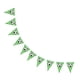 thumbnail image 2 of PTOOTP Decoraciones de cumpleaños de fútbol, suministros para fiestas, banderines con temática deportiva, juego de guirnaldas (verde), 2 of 8