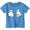 a-31Blue6, variant on Toddler Kids Crew Neck Short Sleeve Cartoon Funny Ghosts Print Soft Loose Halloween Daily Casual Tee Tops For Boys Girls Versatile Tops 1-2 Years