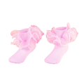 thumbnail image 3 of Ruffle Socks for Girls,Big Ruffle Ankle Socks Baby Kids Cotton Double Lace Turn Sock for Girls Cute Socks for Dance Daily, 3 of 5