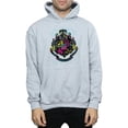 thumbnail image 3 of Harry Potter Mens Neon Hogwarts Crest Hoodie, 3 of 5