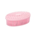 thumbnail image 4 of Tatum88 2 In 1 Silicone Loofah Body Scrubber, Soft Rubber Loofahs,sponge Scrubber Brush, Silicon Back Scrubber Bath Shower Kit Compatible Withblue+pink2 In 1 Silicone Loofah Body Scrubber, Soft, 4 of 4