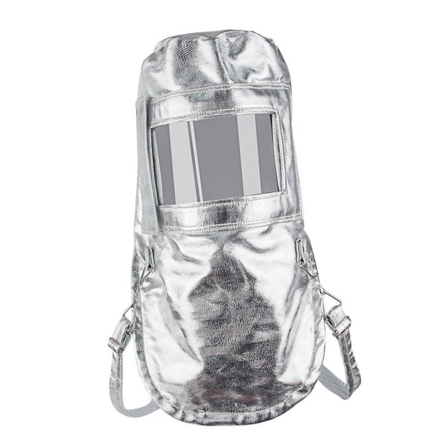 Casco protector de aluminio para soldar, cubierta protectora de gran tamaño, casco resistente al fuego para fundiciones, fábricas de acero y bomberos