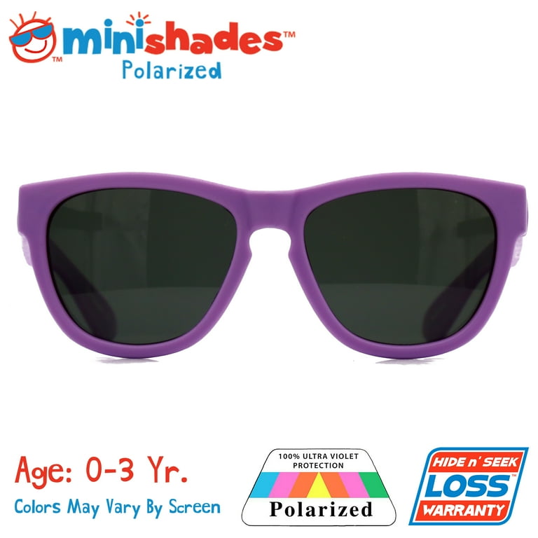Minishades Polarized Flexible Toddler Sunglasses Little Lilac