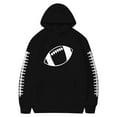 thumbnail image 3 of Oversized Hoodie Sweatshirts for Men Long Sleeve Heavyweight Hoodies Pullover Vintage Mens Acid Wash Sweaters Clothes 2025 2026 (Black-f, XL), 3 of 5