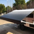 thumbnail image 3 of ALEKO Retractable RV Awning 20X8 ft Patio Camping Waterproof Vinyl Canopy Black Fade, 3 of 13