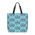 thumbnail image 1 of Fotbe Best Dad Ever Bolsa Tote con Estampado para Mujer, Bolsos con Cremallera, Bolsa de Hombro Casual de Gran Capacidad con Bolsillos Internos, 1 of 7