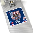 thumbnail image 4 of Patriotic Dachshund Celebrates 4th of July Vinyl Sticker Wiener Dog Lover Gifts Idea Waterproof Decal Art Decor - 02009, 4 of 5