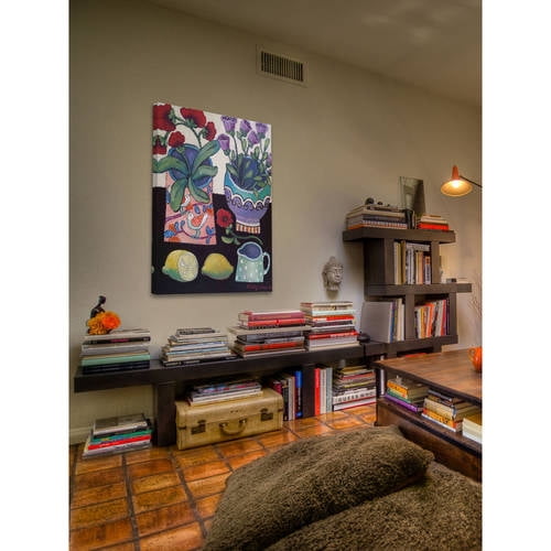 Marmont Hill "Happy Still Life with Lemon" Painting Print on Canvas