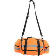 Emergency Kit Outdoor First Aid Kit Trauma Emergency Bag Portable Multi-pocket Large Capacity Trauma Bag for First Aid Supplies,Reflective Strip-Orange